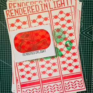 RENDERED IN LIGHT - Riso print - A3